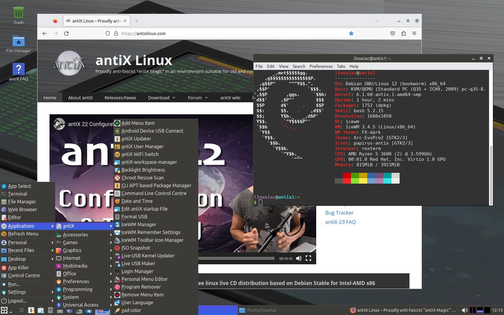 antiX-23.1 предоставляет энтузиастам Linux больше возможностей для выбора и гибкости.