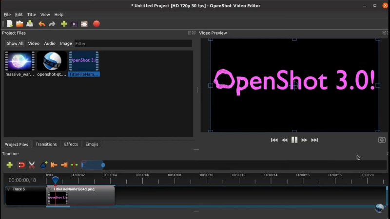Выпущен видеоредактор с открытым исходным кодом 
OpenShot 3.0 с более чем 1000 улучшений