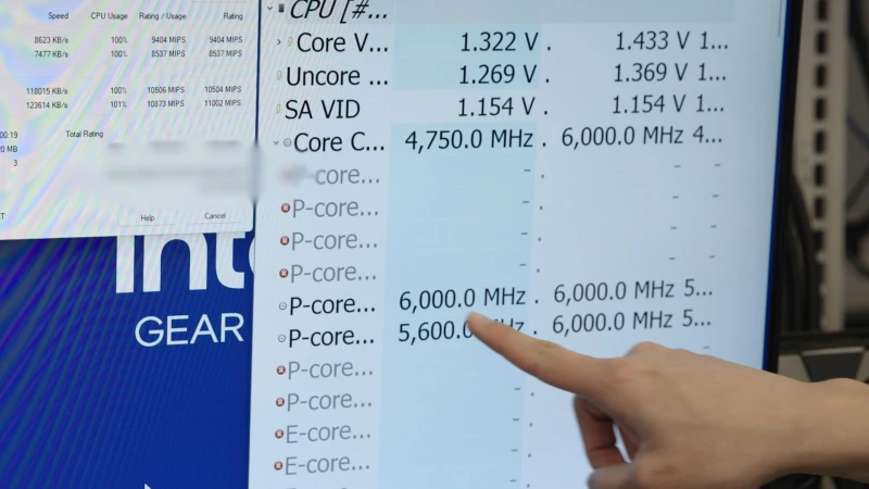 Intel демонстрирует процессор Core i9-13900KS, работающий на частоте 6 ГГц из коробки