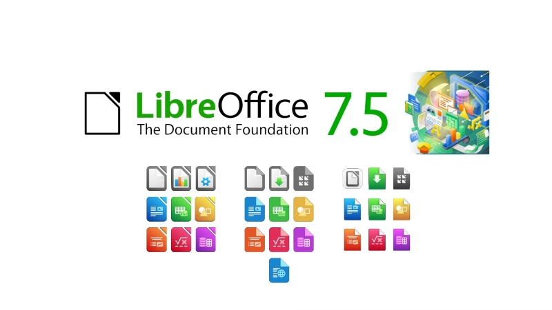 Офисный пакет с открытым исходным кодом LibreOffice 7.5.2 с 96 исправлениями, скачать сейчас