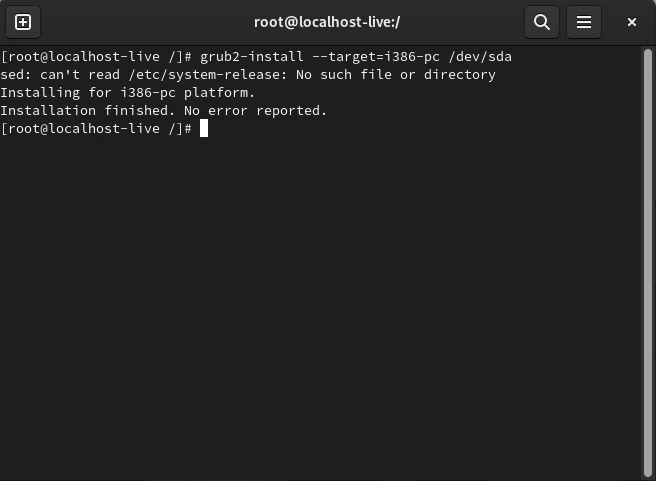 Как восстановить загрузчик Grub в Linux