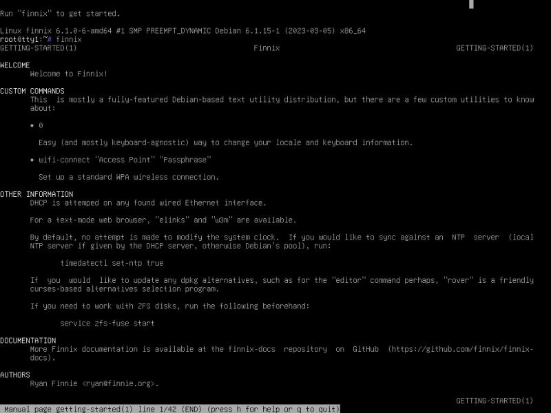Finnix 125 Linux Distro прибывает для сисадминов с ядром Linux 6.1 LTS