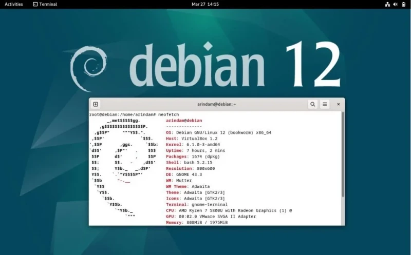 Debian 12 Книжный червь Лучшие новые возможности