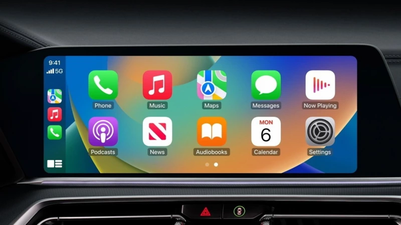 Приборная панель Apple Cars может выглядеть по-разному для водителя & пассажира