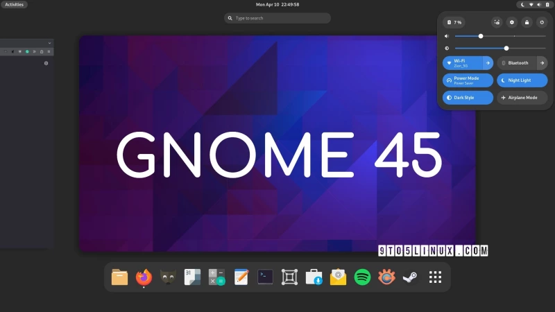 Настольная среда GNOME 45 будет выпущена 20 сентября 2023 года