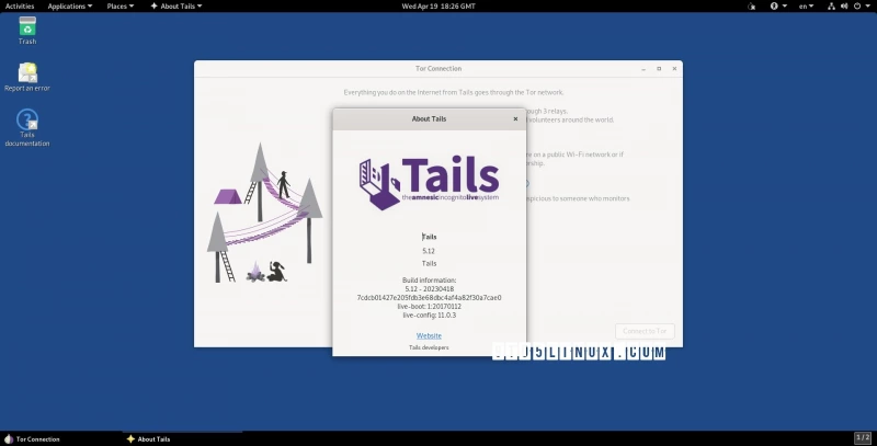 Выпущена анонимная ОС Tails 5.12 с новыми функциями постоянного хранилища и исправлениями ошибок