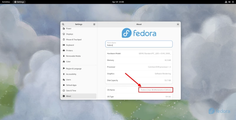 Как перейти на Fedora 38 с Fedora 37 Рабочая станция и сервер