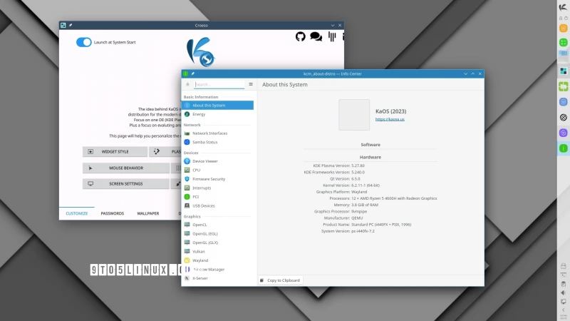 KaOS Linux празднует 10-летие новым выпуском ISO с KDE Plasma 6