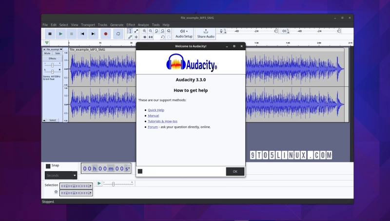 Аудиоредактор Audacity 3.3 добавляет новый эффект полочного фильтра, экспериментальные биты и бары