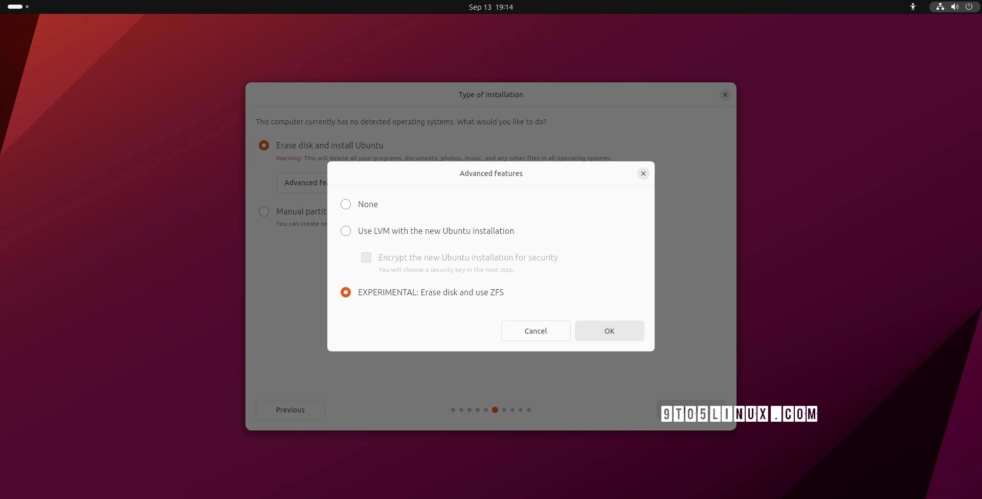 Похоже, Ubuntu 23.10 вернет опцию установки ZFS в корневую систему