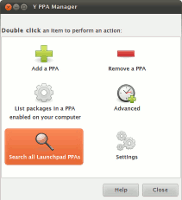 Y PPA Manager - графический способ поиска нужного пакета в PPA-репозиториях