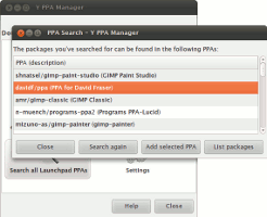 Y PPA Manager - графический способ поиска нужного пакета в PPA-репозиториях