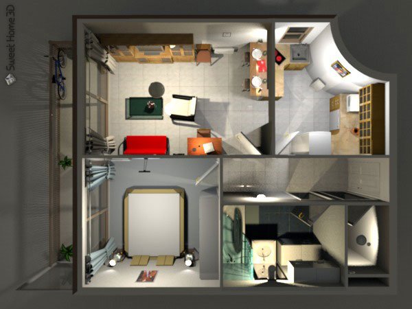 Sweet Home 3d программа для комнатного дизайна интерьеров